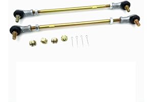 AtticZone Trx 250 Tie Rod Set Compatible with Honda Trx250 1985 1986 Fourtrax 250 Trx-250 Parts 2-set