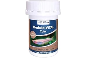 AQUA-TROPICA VITAL Aqua-Tropica Medaka-Vital Colour 40 g Special Colour Food for Medaka, Rice Fish, Fish Food in Granulate Form with Natural Colour Enhancers