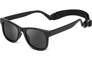 Hifot Gafas de sol para bebés Niño Niña, polarizadas UV400 100% protección Rayos Gafas de sol templos Gafas de Sol Infantiles - De 2años a 7años
