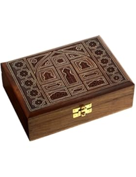 Geschenk Artikel her Mädchen hölzernes Andenken Schmuck Box 18 cm x 13 x 6 cm