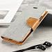 Cool & Creative Covers For VIVO Y53 Flip Cover Dairy Wallet Case (Canvas Series) (Grey) RS.299.00