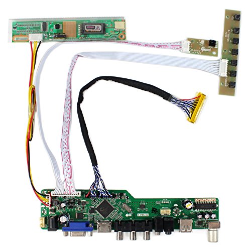 HDMI + VGA + AV + USB + RF Eingang LCD Controller Board für LTN141P4 B150PG01 14 '' 15 '' 1440x1050 1CCFL 30Pins LCD Panel