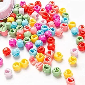 BHAJANLAL GREENRY Multicolor small hair claw clips beads hair accessories for women and girls children pack of 100pcs