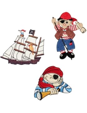 Set017 Aufbügelmotive Piraten