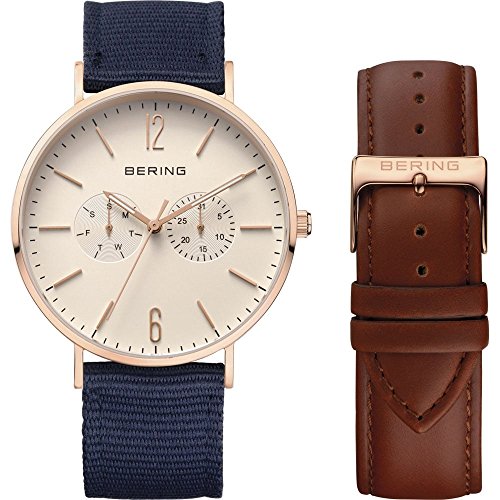 Bering Unisex-Armbnduhr Analog Quarz Nylon 14240-564 Bering Unisex-Armbnduhr Analog Quarz Nylon 14240-564