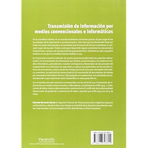 Transmisión de información por medios convencionales e informáticos