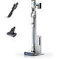 Shark Detect Clean & Empty Cordless Vacuum Cleaner with Auto-Empty System, Lightweight & Flexible Anti Hair Wrap Vacuum with Pet & Duster-Crevice Tools, 60 Mins Run-Time, Dock, Cloudy Blue IW4621UKT