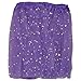 24X7Emall Girls Mini Skirt For Ballet Dance Photography Prop Costume Outfit Party Dancewear (23Cm Length ~ 23-43 Cm Waist- Purple Stars ) RS.299.00