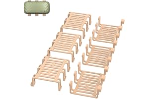 Bouge Gummiklemme Kompatibel mit XL GPS Tracker für Hunde, Packung mit 6 Stück, Nur Kompatibel mit XL GPS, braun, Gummiklammern, Zubehör