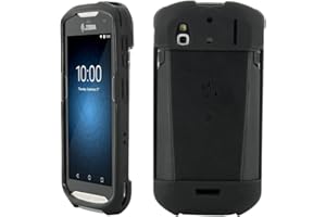 MOBILIS Funda para Zebra TC51 - TC52 - TC56 - TC57 5'', Carcasa Reforzada para Ordenador Táctil Zebra TC51 - TC52 - TC56 - TC57, Compatible con la Estación de Carga, Negro