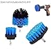 Produktbild sdreamland Elektrische Bohrer-Reinigungsbürste Bürste Power Scrubber 5,1 cm 8,9 cm 10,2 cm 3 Kunststoff Draht Schrubben Bürste für Reinigung Auto Reifen Teppich, Küche, Bad, Sitze/Matte
