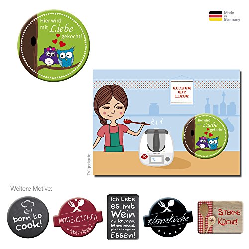 2in1 Thermomix Deko-Sticker/Aufkleber & Display-Cleaner „Eule“ - 3