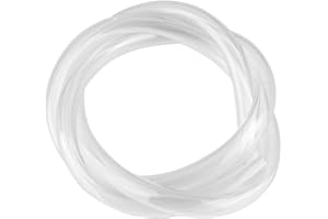 Tangxi PC Water Cooling Tube/Tubing,Transparent Computer Water Cooling Pipe Waterblock Soft PVC Tube for Computer Water Cooling System (1m/39.37in)