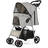 Nunbell Pera Pet Transport Trolley Foldable 45-62-101cm