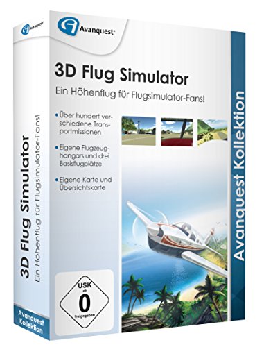 Preisvergleich Produktbild 3D Flug Simulator - Avanquest Kollektion