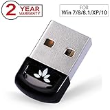 Avantree USB Bluetooth 4.0 Adapter Dongle for PC Laptop Computer Desktop Stereo Music, Skype Call, Keyboard, Mouse, Support All Windows 10 8.1 8 7 XP vista - DG40S [2 Year Warranty]