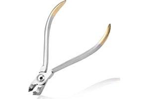 LEONTOOL Distalschneidezange Hartdrahtschneider Zange Drahtschneider Seitenschneiderzange mit gebogener Spitze Werkzeugsatz aus Edelstahl