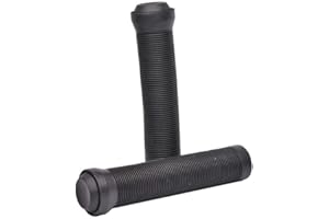 Team Dogz Mixed PU Soft Rubber Flangeless Handlebar Grips For Stunt Scooters, Bikes, MTB, BMX etc With Bung Ends. Long 150mm with 22mm Internal Diameter For Standard & Oversized Bars