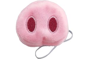 RmKbe Plush Pig Nose Cosplay Fake Pig Nose Animal Masks Animal Costume Decoration for Halloween and Cosplay Parties