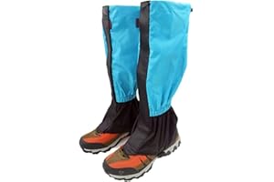 Lepidi 1 Paio Ghette Caccia, Ghette Impermeabili Neve, Ghette Coprigambe Impermeabili, Ghette Impermeabili, per l'Escursionismo, l'Arrampicata, Il Trekking, Il Ciclismo, La Caccia, i Bambini