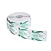 1Roll of 500pcs Form Nail Art Tip Rolls Acrylic Curve Gel Guide Sticker Green Horseshoe Shape Extension Nails by Subay