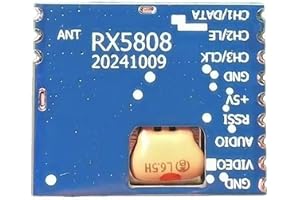 NONDK 5.8 GHz RX5808 Wireless 8ch AV -Mottagarmodul - Förbättrad med Ljud -SPI -Läge för Kvalitetsmottagning