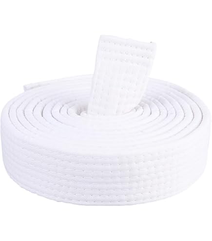 PATIKIL Ceinture De Classement Taekwondo Jaune 1.6 X 11.2 Ft (3.4m) - Ceinture Coton Arts Martiaux Pour Judo, Karaté Et Entraînement