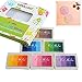 Produktbild Stempel Tinte, 24 Farben,mehrfarbige,Stempelkissen Set,Stempelkissen fuer Papier Handwerk Stoff, Fingerabdruck ,Scrapbook, Malerei Hochzeit Kinder Geburtstags-Gastgeschenke ,6 PC, Multicolor Inkpad Stamp Foam Ink Pad DIY Fertigkeit Karte Inkpad