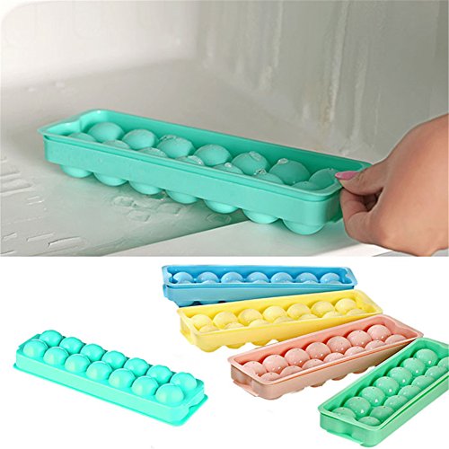 Antihaft-Silikon 14 Eiswürfelform Eiswürfel DIY Backform Schokolade Pudding Jelly MO...
