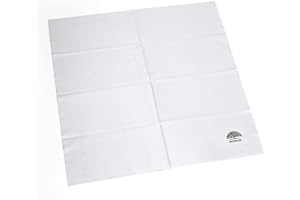 Biobaum®️ Brillenputztuch XXL 35x35 cm Ideal zur Reinigung von Brillen, Displays, Handy, Bildschirme, Laptops - Antistatisch gegen Fussel (Optikerqualität)