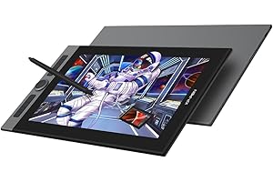 XP-PEN Artist Pro 16 Tableta Gráfica con Pantalla con Lápiz X3 Elite Plus Más Avanzada con Borrador, Pantalla Gráfica Antideslumbrante de 133% sRGB, Compatible con Windows/Mac OS/Linux para Dibujar