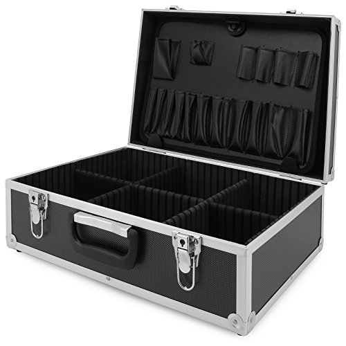 AR Carry Box® Alukoffer Werkzeugkoffer Aluminium Koffer leer (LxBxH) 450x320x175mm Farbe Alu Schwarz - 3