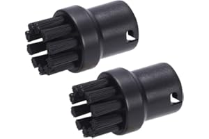 Chuancheng Lot de 2 brosses de nettoyage à vapeur rondes pour Karcher SC1 SC2 SC3 SC4 SC5 SC7 2.863-058
