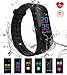 Produktbild Fitness Tracker mit herzfrequenz Fitness Armband Wasserdicht IP67 Wasserdicht Aktivitätstracker Pulsuhren Smartwatch Schrittzähler Uhr Vibrationsalarm Anruf SMS Whatsapp Beachten für iPhone Android Handy