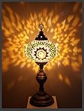 Oriental mosaico Proyección mosaico - Lámpara de mesa XXL Pie crean Oro Samarkand de Lights