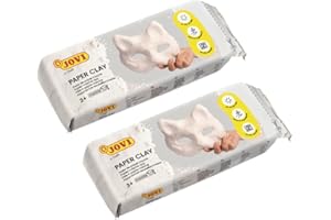 Jovi - PatMaché Ready-to-Use Air-Hardening Paper Mache Clay, 2 Bars 1.5 lb Each, Total of 3 lb, for Arts & Crafts Projects
