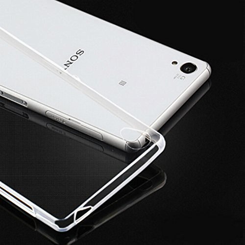 TBOC Funda de Gel TPU Transparente para Sony Xperia Z3 de Silicona Ultrafina y Flexible