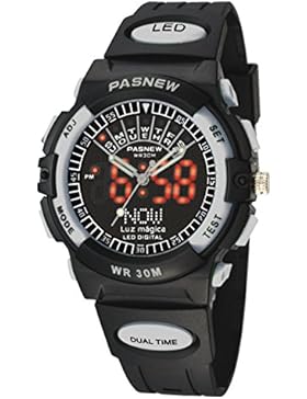 Student electronic watch outdoor sport wasserdichte paar-A
