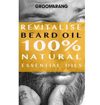 Groomarang Revitalise Beard Oil 30ml | Moisturiser & Conditioner For Soft Bearded Hair | 100% Natural, Organic & Vegan - Image 4
