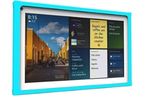 AOKICASE Carcasa para Amazon Echo Show 15 (Amazon Echo Show 15, color azul) A366