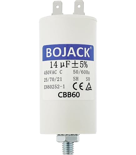 CD60 Universal icrofarad Start Run Condensatore otore con cavo 250V