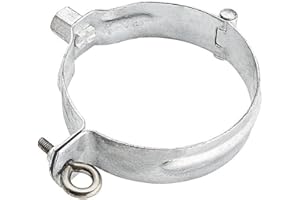 dachrinnen-shop.de Verzinkte Schraubrohrschelle M10 (Normalstahl feuerverzinkt, DN100)