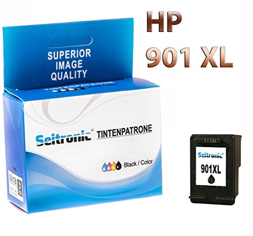 Preisvergleich Produktbild 1x Drucker Patrone Seitronic für HP 901XL Schwarz Officejet J4680 J4680C