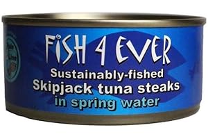 Fish 4 Ever Skipjack Tuna Steaks in Spring Water (160g)
