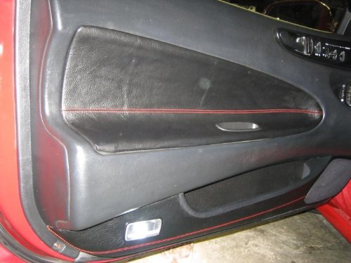 Honda Prelude 1992-96 door insert covers - front FREE SHIPPING by RedlineGoods