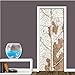 Produktbild laonieshangmao Türaufkleber 3D Nordic Vene Linie Tapete PVC Wasserdicht Selbstklebende Wandaufkleber Wohnzimmer Tür Wohnkultur Wandtattoo 90x200 cm