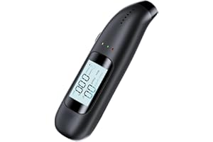 Fengyuanhong Etilometro Polizia Alcol Test Etilometro Portatile Certificato con Display LCD Carica USB Etilometro-Portatile Professionale Etilometros per Uso Personale e Professionale