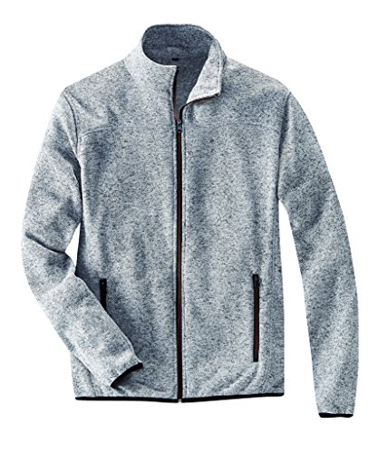 Preisvergleich Produktbild HD CONCEPT Active Strickjacke, XXXL, grau-meliert, 8762