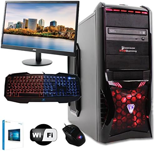 Freshtech AMD Ryzen 1700X 2tb 16gb DDR4 GTX 1070TI 8gb Rampage Windows 10 23" Monitor keyboard Mouse Gigabyte A320M-S2H Motherboard 16gb DDR4 2133mhz Performance Ram Nvidia Geforce GTX 1070TI 8gb VR Ready EVGA 600w Quiet 80 Plus Bronze Certified Semi Modular Power Supply 2tb Sata 64mb Cache 7200rpm