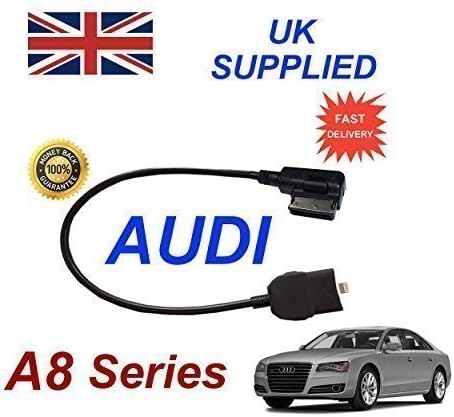 Audi A8 Series AMI MMI INTEGRATED Audio Cable For Apple iPhone 5 5c 5s 6 6s 6 Plus 6s Plus 7 7 Plus SE by cablesnthings (AG)
